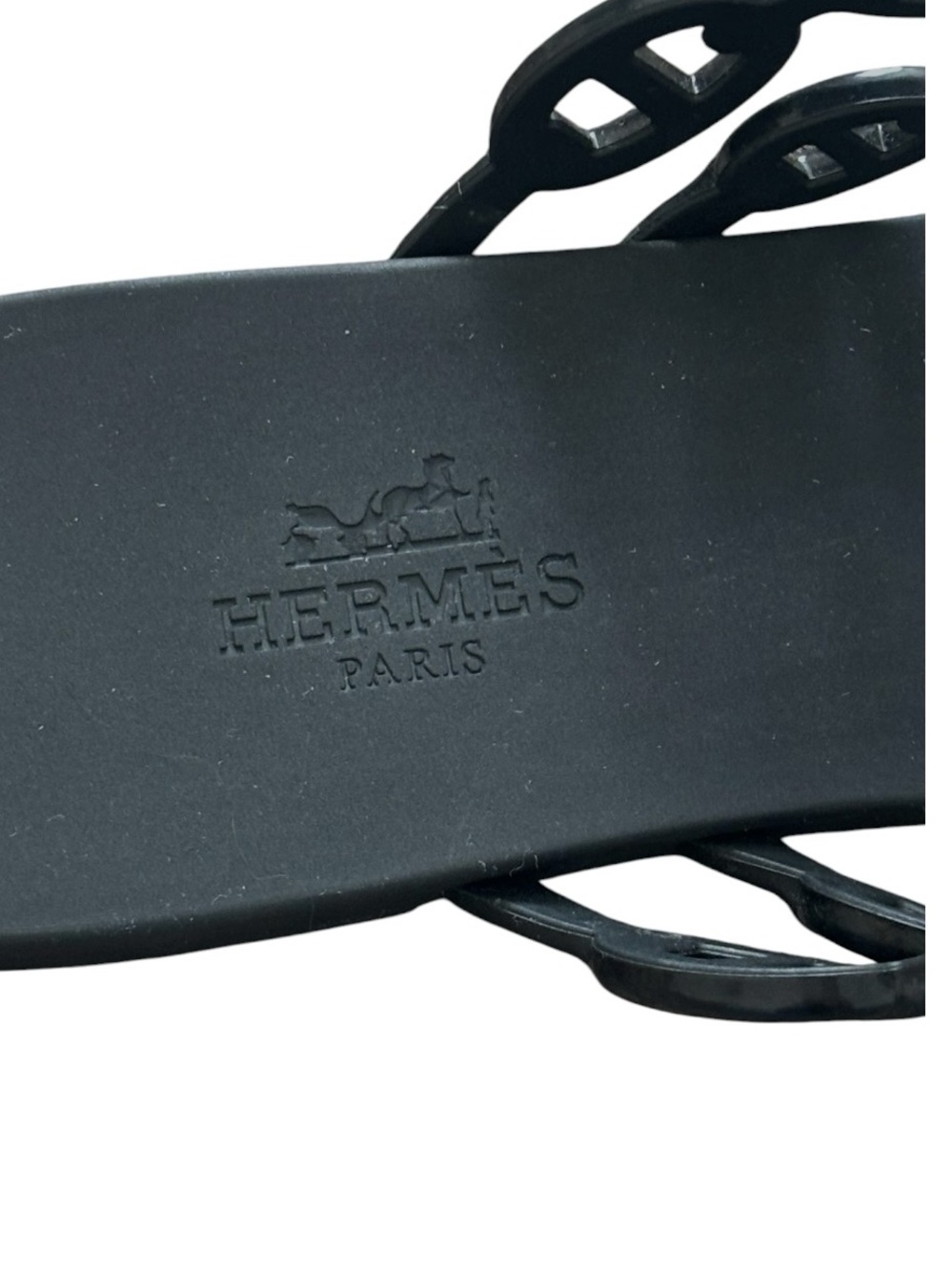 Hermès Rubber Chaine d'Ancre Island Sandals - Picture 3 of 5
